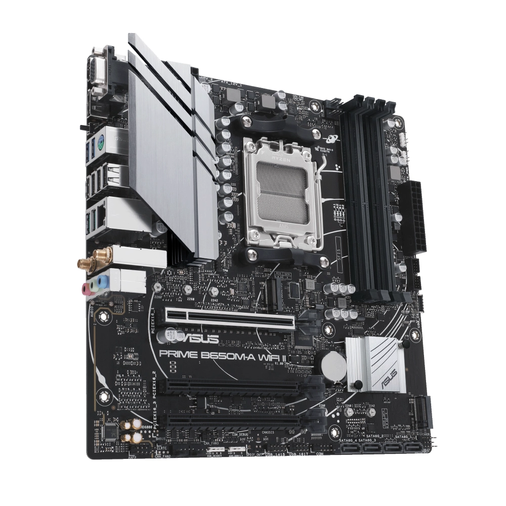 Asus Motherboard PRIME B650M-A WIFI II DDR5 For AMD view 2